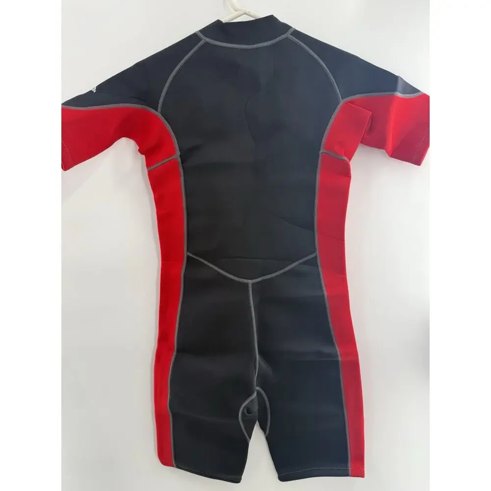Youth Wetsuit Shorty Girls 2mm Neoprene Thermal Wet Suit Size 14 SEE PHOTO *READ